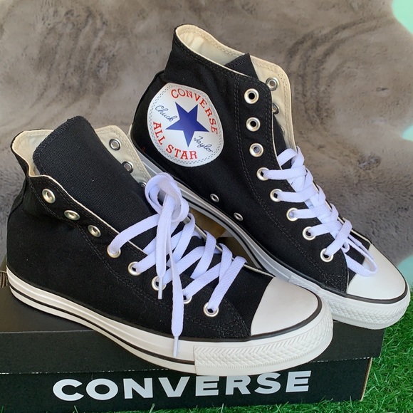 CONVERSE CTAS HI BLACK/WHITE/BLACK MENS